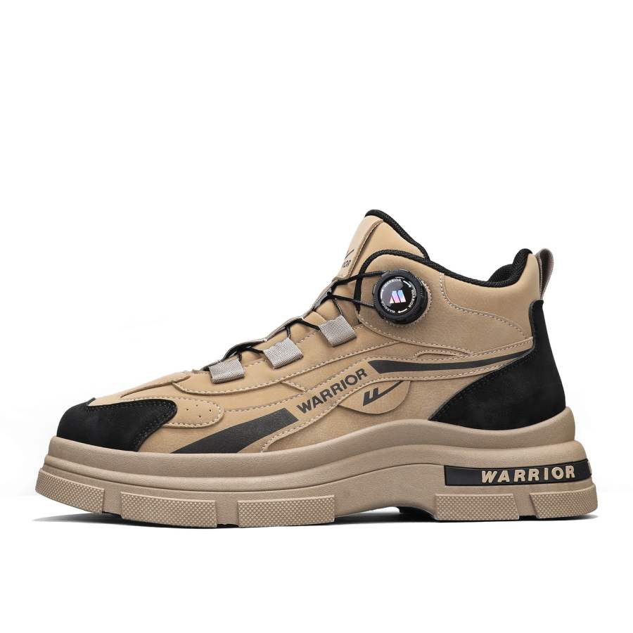 WARRIOR WARRIOR Combat Boots Men's Khaki Black/Gray Black/Black Warrior