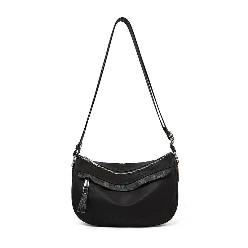 LAORENTOU Fabric Shoulder Bag Women's Black