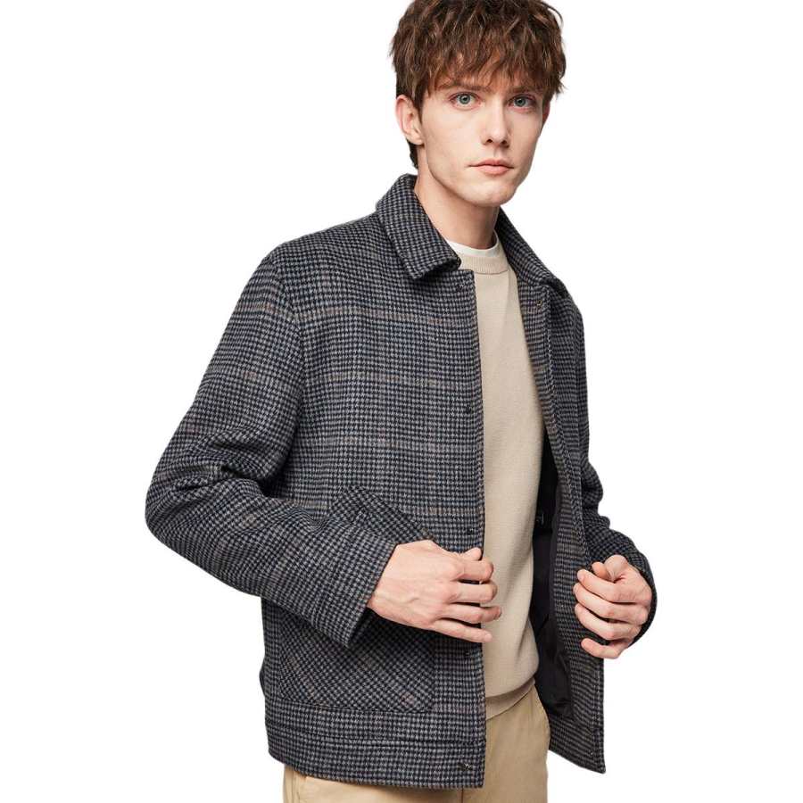 Hodo Hodo Jackets Men's Lapel Thickened Other