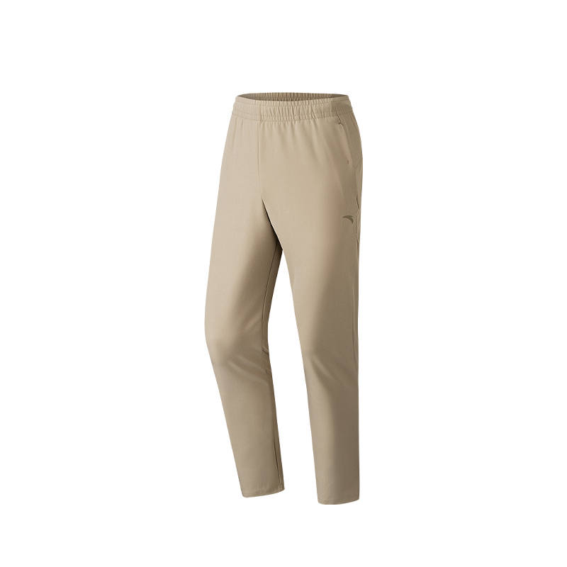 ANTA Anta Comfortable Versatile, Business Commuting, Solid Color Woven Sweatpants Men's