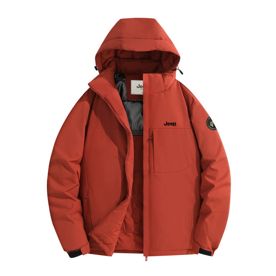 Jeep Puffer Jackets Unisex Hooded Thickened Other