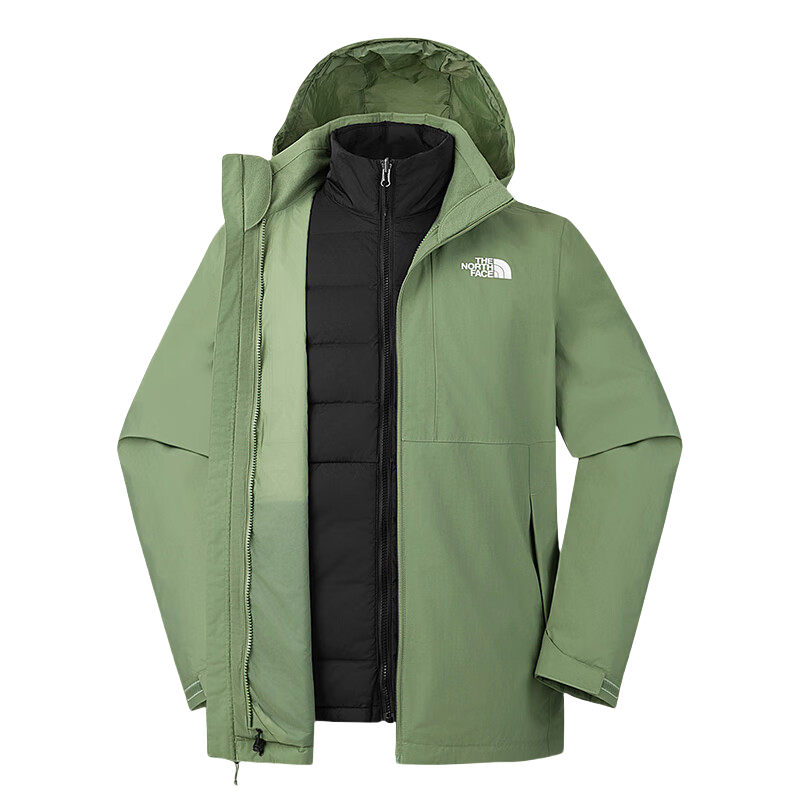 THE NORTH FACE Urban Exploration Windbreaker Jackets Men's D0L/Walnut Smoke Blue Hood Moderate