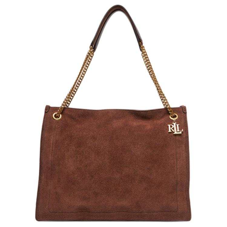 LAUREN RALPH LAUREN Suede Handbag Small Women's Brown