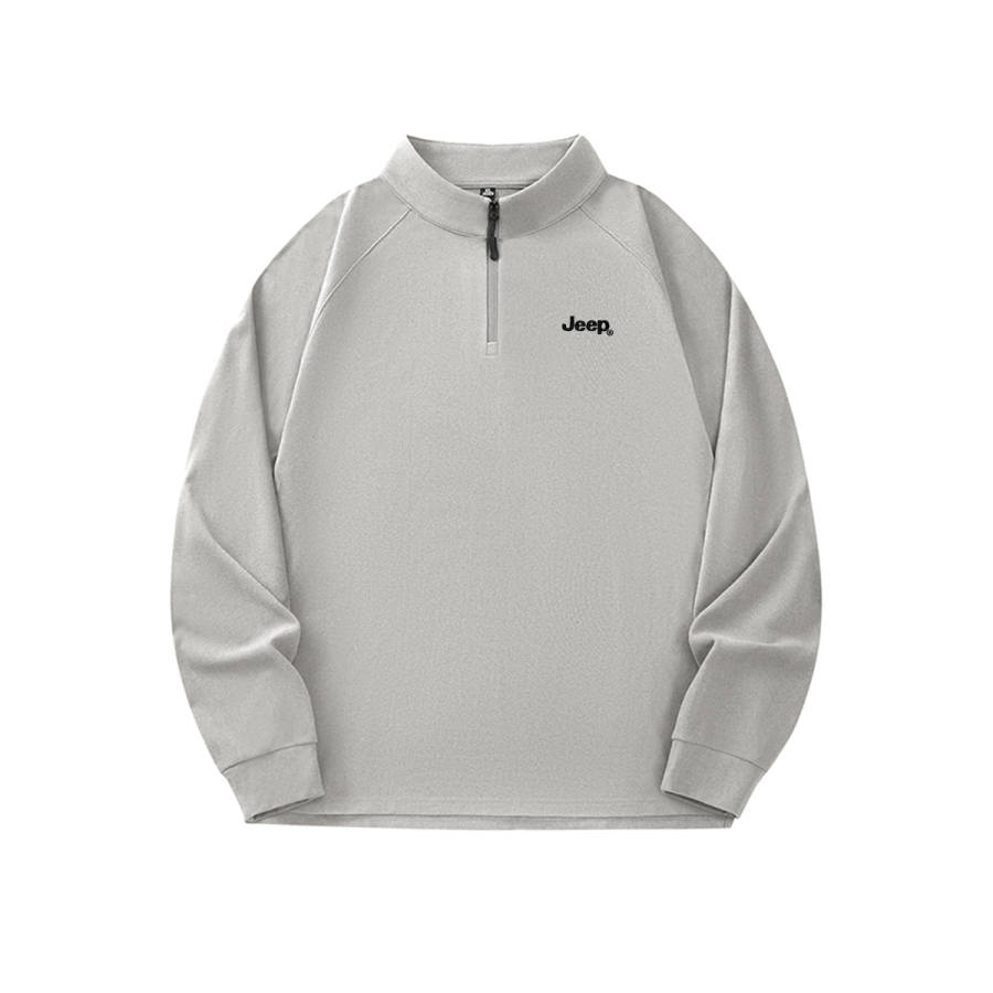Jeep T Shirts Unisex Stand Collar Moderate Straight Fit