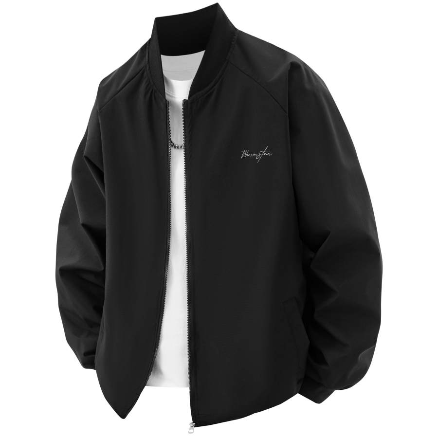 WARRIOR WARRIOR Jackets Unisex Stand Collar Moderate Pilot