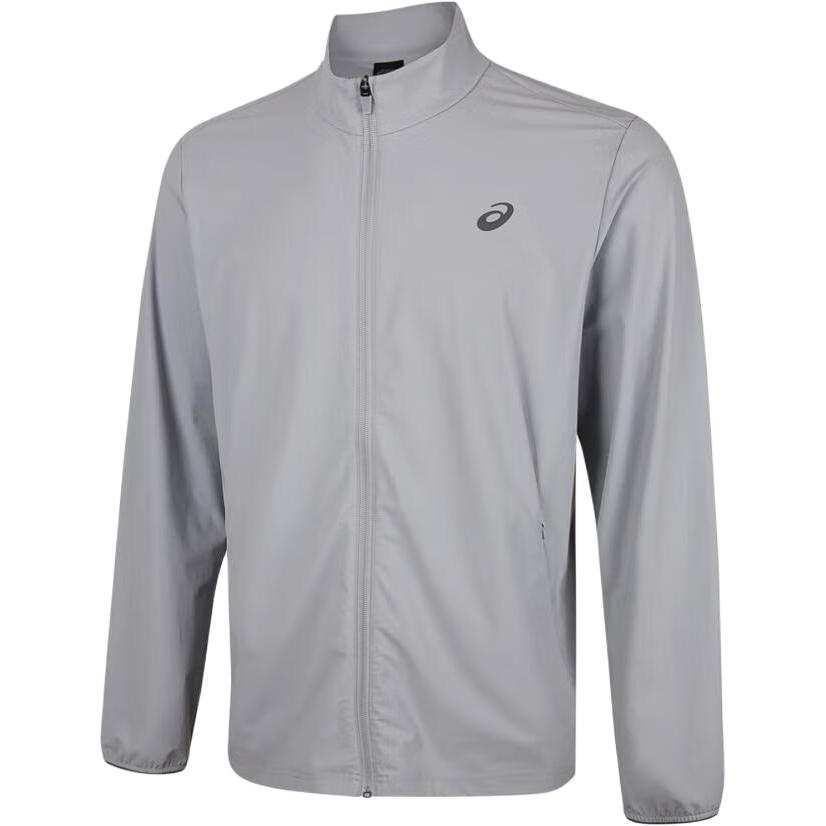 ASICS ASICS Jackets Men's Gray Stand Collar Moderate Other