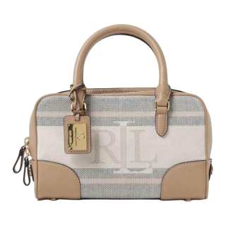 LAUREN RALPH LAUREN Cotton Shoulder Bag, Crossbody Bag, Handbag Women's Beige