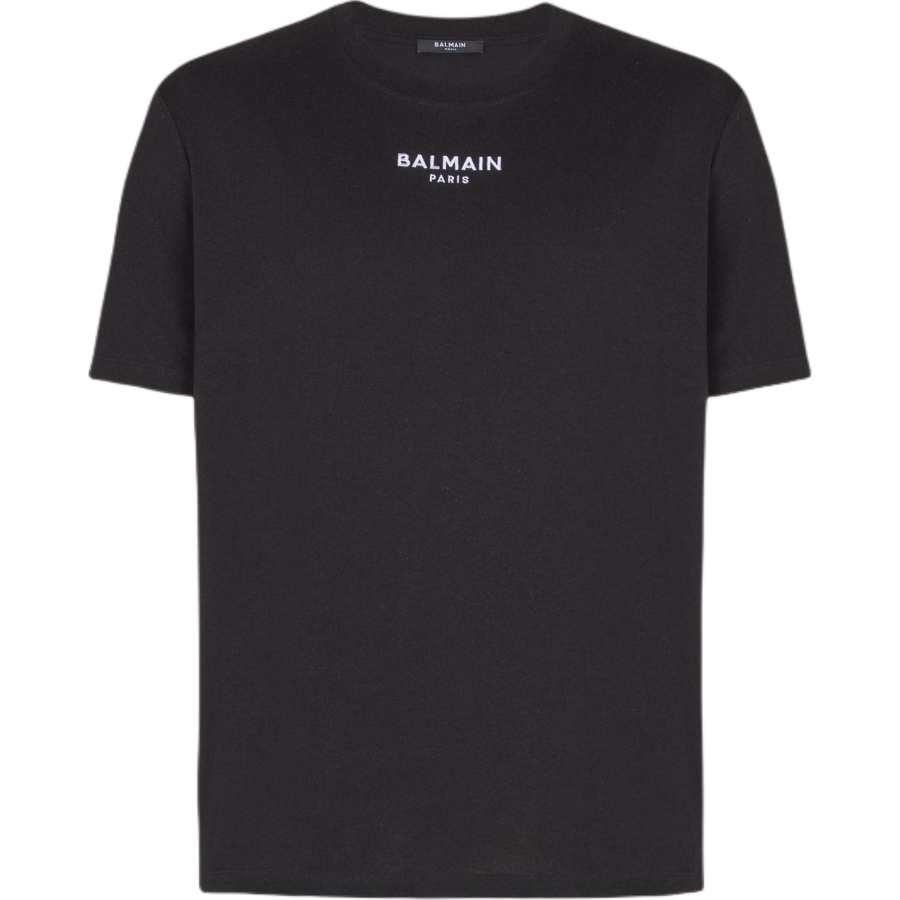 BALMAIN Balmain Logo Embroidered Crewneck T-Shirt