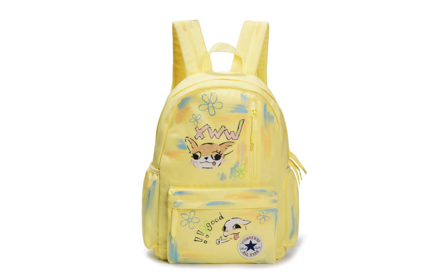 Converse Polyester Backpack Medium Unisex Goose Egg Yellow