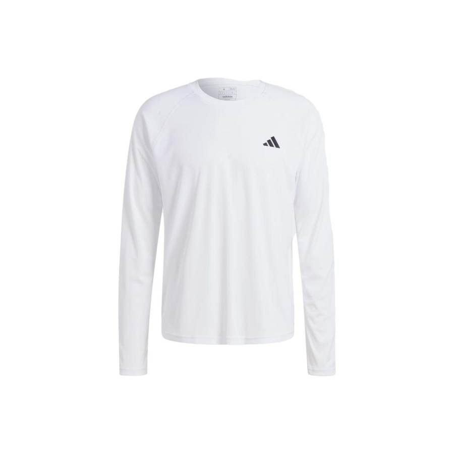 Adidas Adidas T Shirts Men's White Crew Neck Moderate Straight Fit