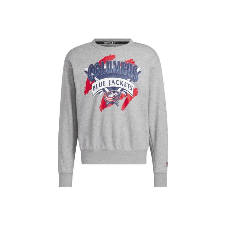 Adidas Adidas Sweatshirts Men's Gray Crew Neck Moderate Regular