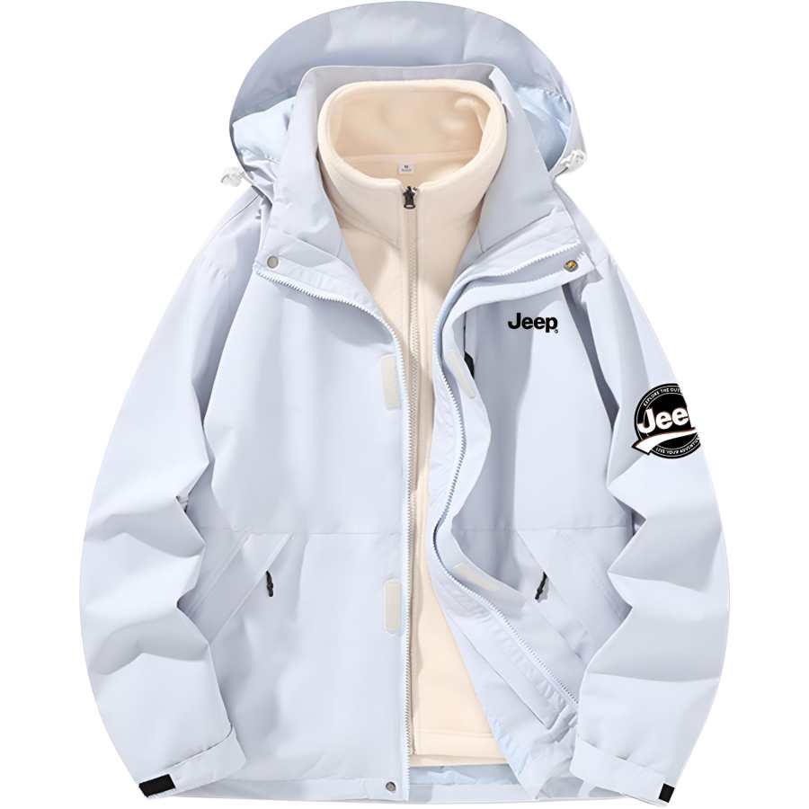 Jeep Jeep Jackets Unisex Hooded Thickened Soft Shell