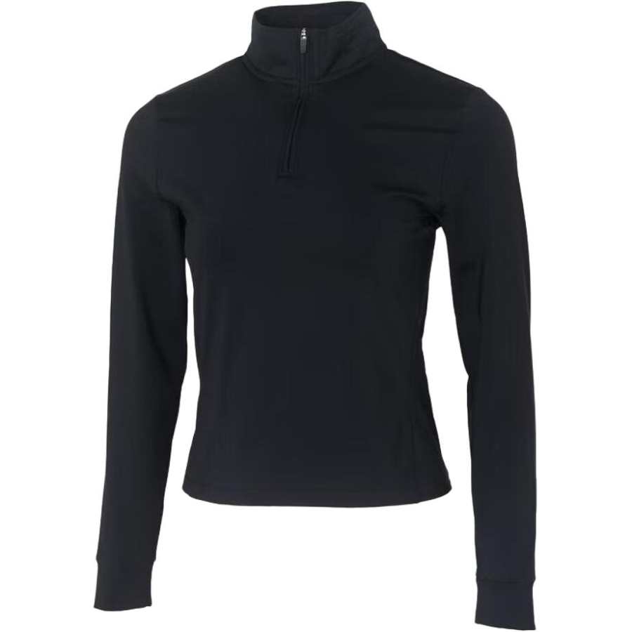 Under Armour T Shirts Women's Black Stand Collar Moderate