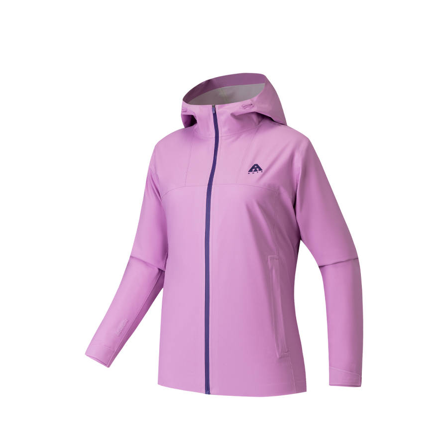 Anta Windbreaker Jacket Women's Women's Pink Purple