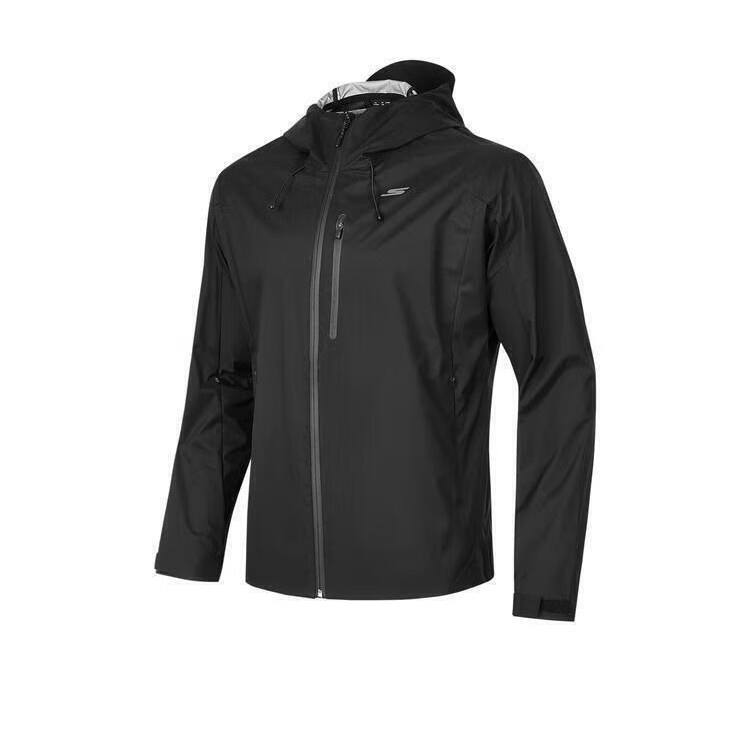 Skechers Jackets Men's Black 0018 Hooded Moderate Other
