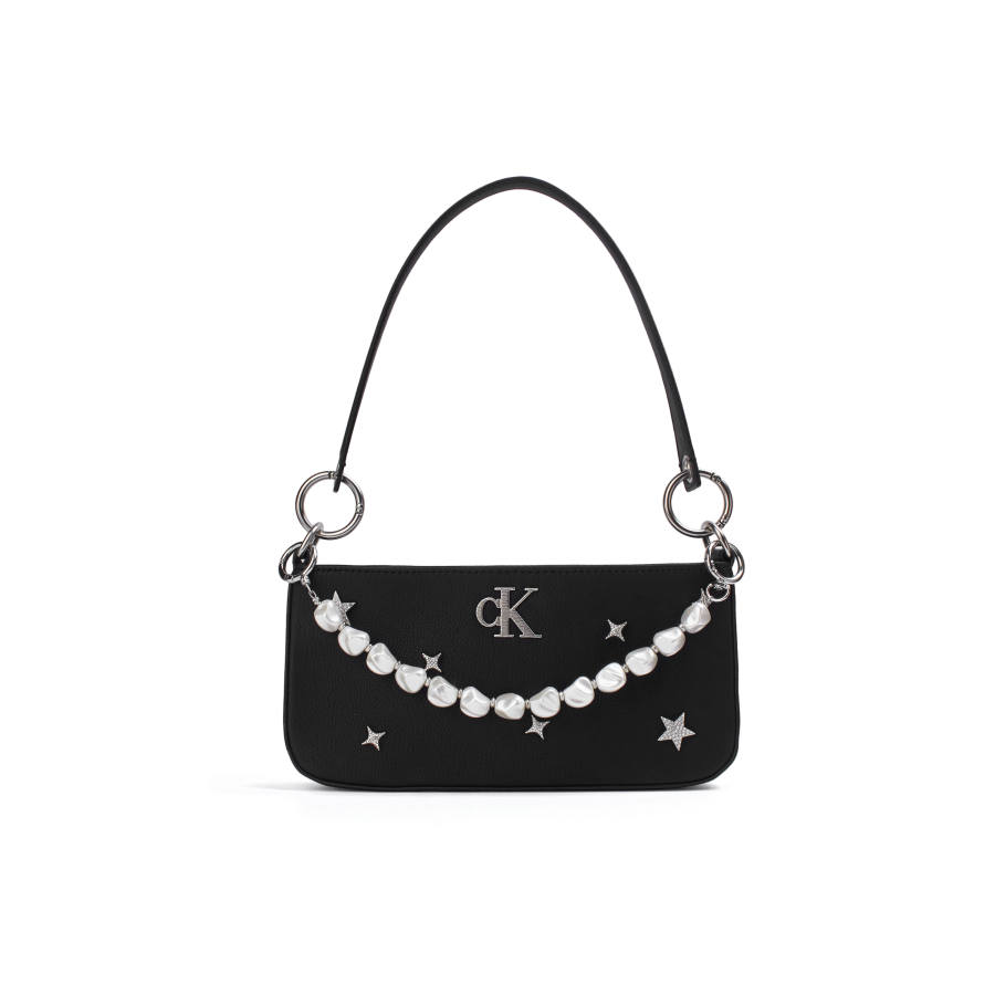 CALVIN KLEIN Synthetic Material Shoulder Bag Regular Women's Black