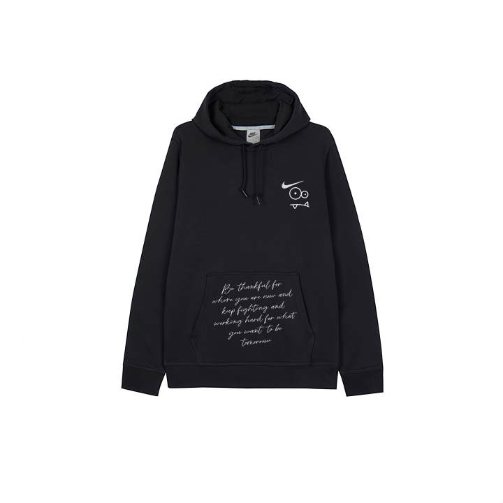 Nike Nike Sweatshirts Men's Black Hooded Thickened Other
