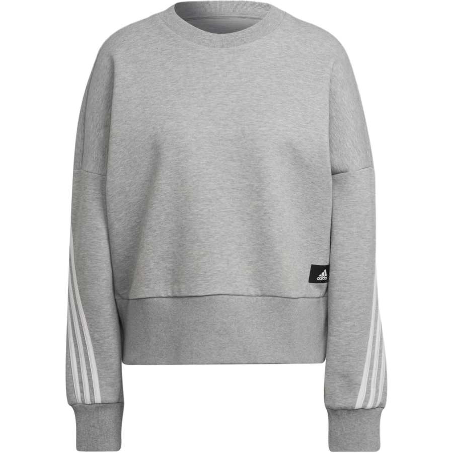 Adidas Adidas Clothing Sweatshirts Women's Medium Gray Crew Neck Moderate
