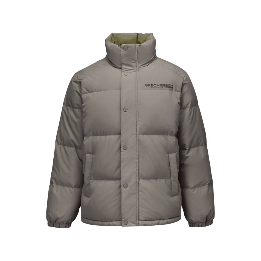 Skechers Down Jacket Unisex Iron Brown