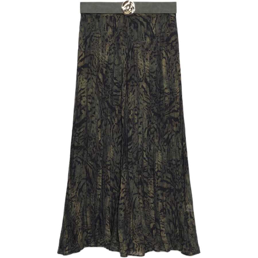 ZARA Casual Long Skirts Women's Multicolor Moderate Long Skirt Other