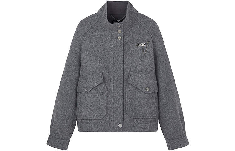 Teenie Weenie Coats Women's Stand Collar Moderate Straight Fit
