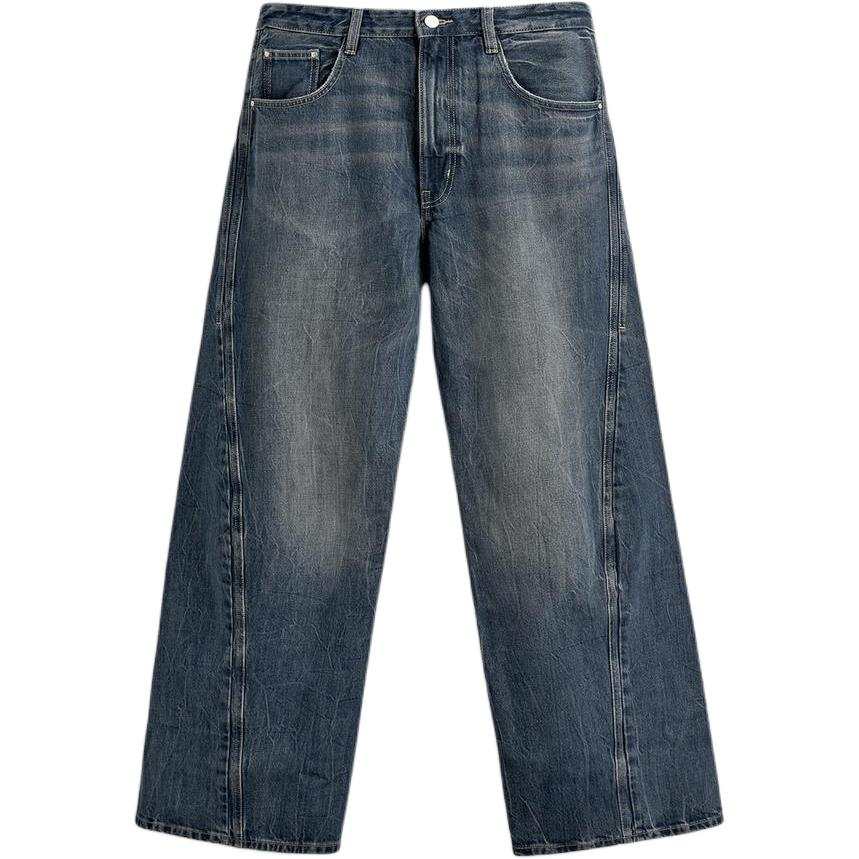 ZARA Jeans Men's Medium Blue Moderate Wide Leg Pants