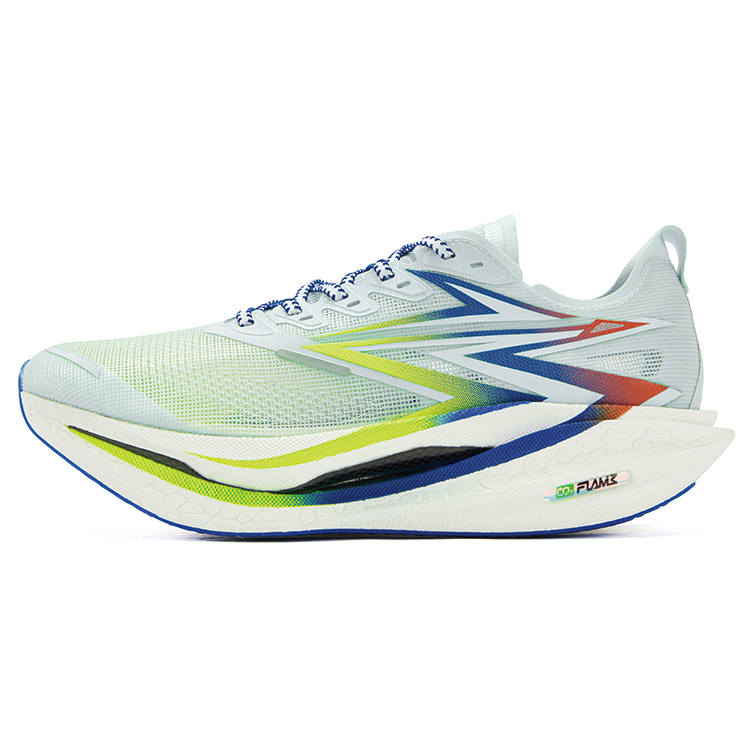 361° Flame 4.5 Low top Carbon Plate Marathon Training Physical Fitness Test & Exam Running Shoes Unisex Moonstone Blue