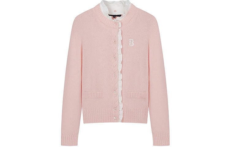 Teenie Weenie Knitwear Women's Crew Neck Moderate Cardigan