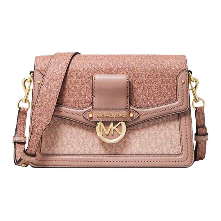 MICHAEL KORS Leather Shoulder Bag, Crossbody Bag Medium Women's Ballet Pink