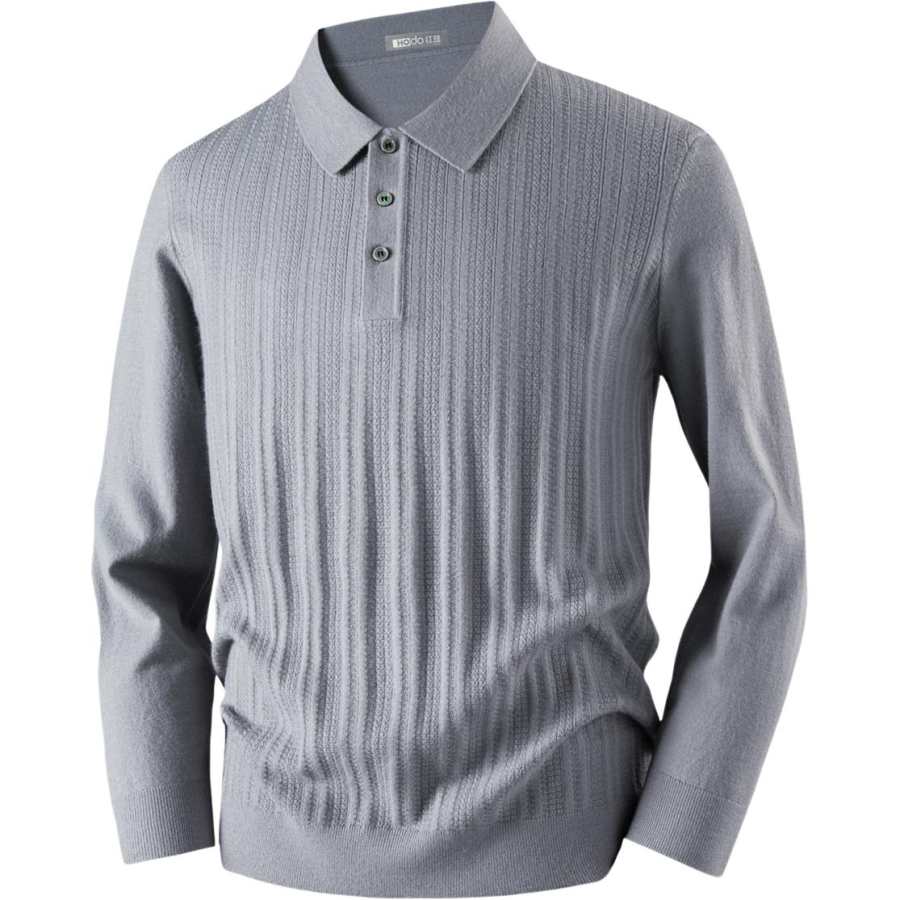 Hodo Knitwear Men's Lapel Thickened Other