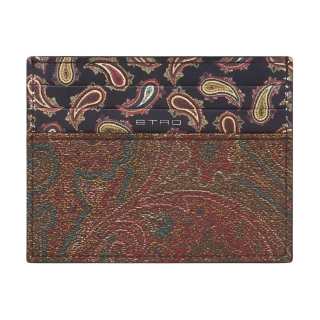 Etro paisley card holder