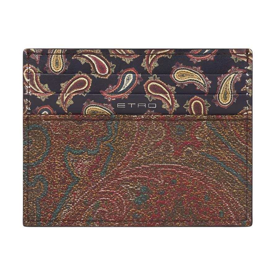 Etro paisley card holder