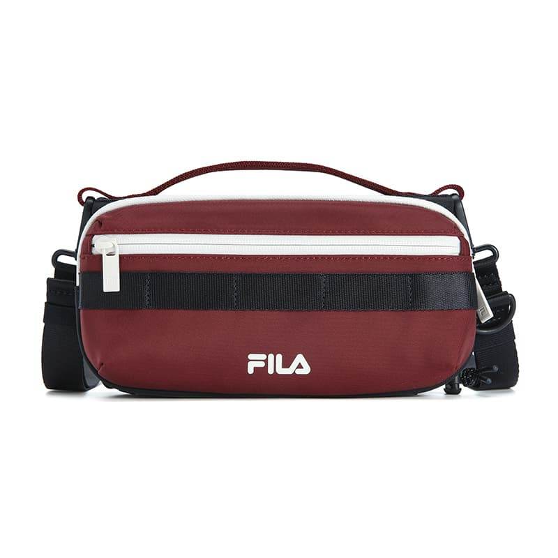 FILA ORIGINALE Fabric One Shoulder Handbag Unisex Enchanting Pink Wine Red