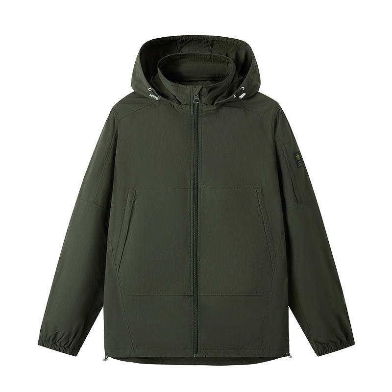Jeep Trench Coats Unisex Hooded Moderate