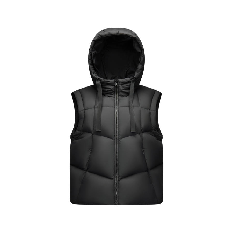 Semir Mall Same Style Women's Apparel Vests Women's Hooded Non Detachable Thickened Other