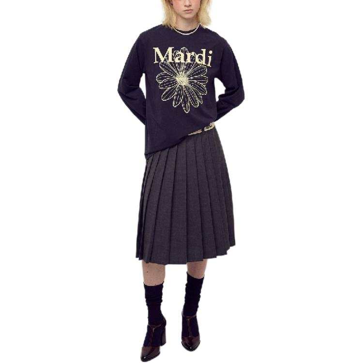 MARDI MERCREDI Drop Shoulder Sleeve T Shirt Women's