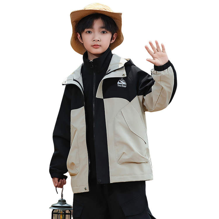 PROTECTCAMEL PROTECTCAMEL Kids Tops Hooded Thickened And Fleece Lined