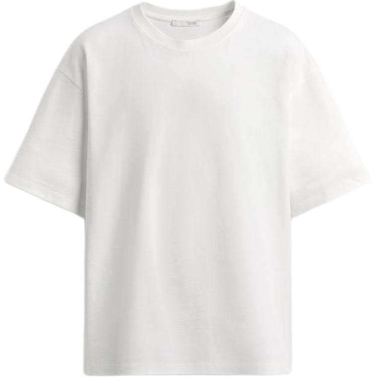 ZARA T Shirts Men's White Crew Neck