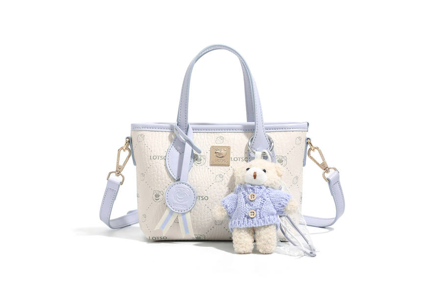 Disney Lotso PVC Handbag Regular Women's Blue