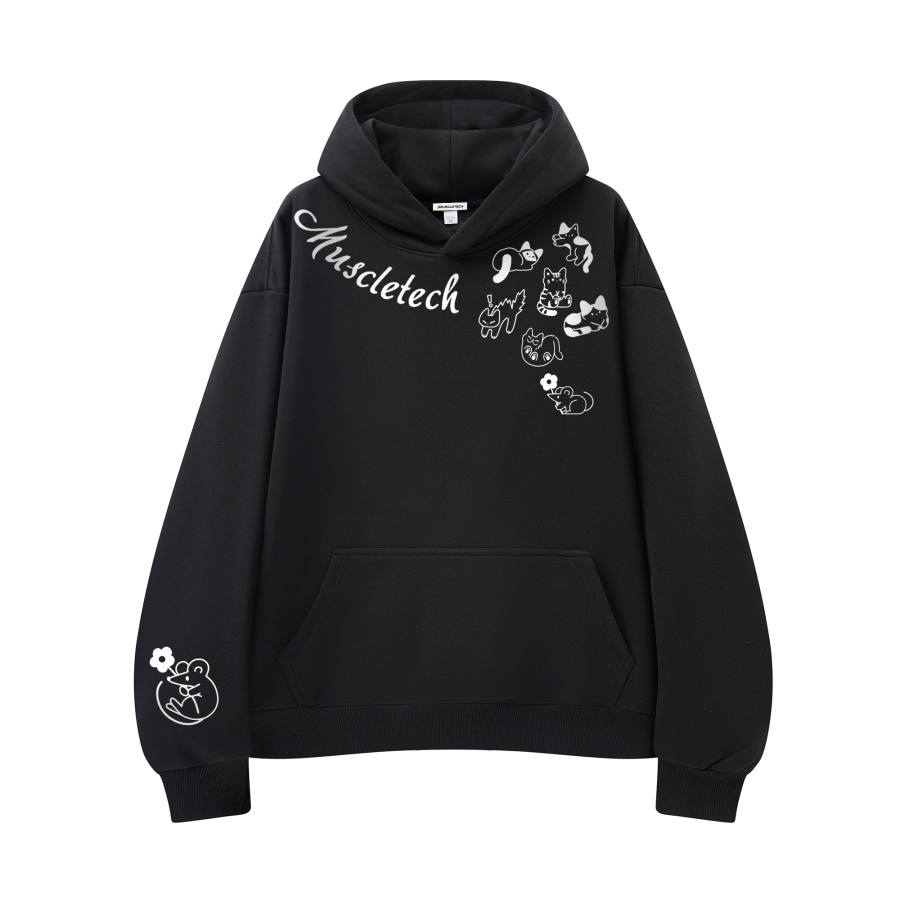 MUSCLETECH MUSCLETECH Sweatshirts Unisex Hooded Moderate Regular