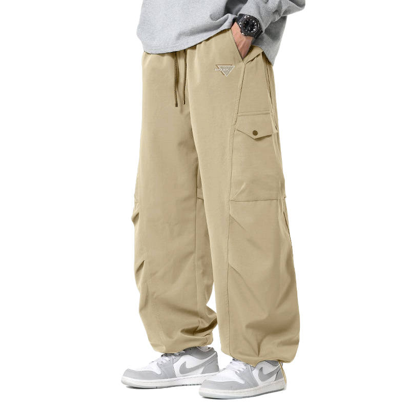 Tonlion Casual Pants Unisex Moderate Cargo Pants