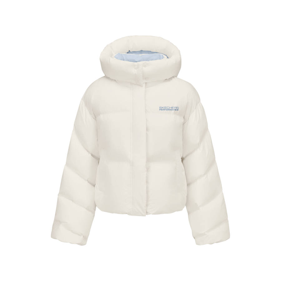 Skechers Down Jacket Women's Cotton White