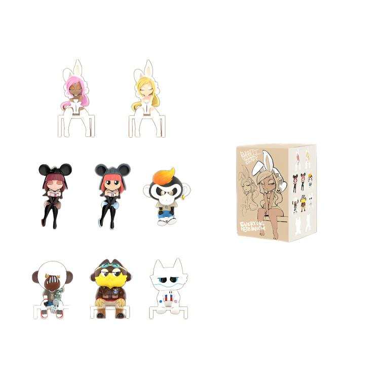 POP MART POP MART COOLRAIN LABO Mystery Boxes Single Mystery Box/Full Box 8 Pcs