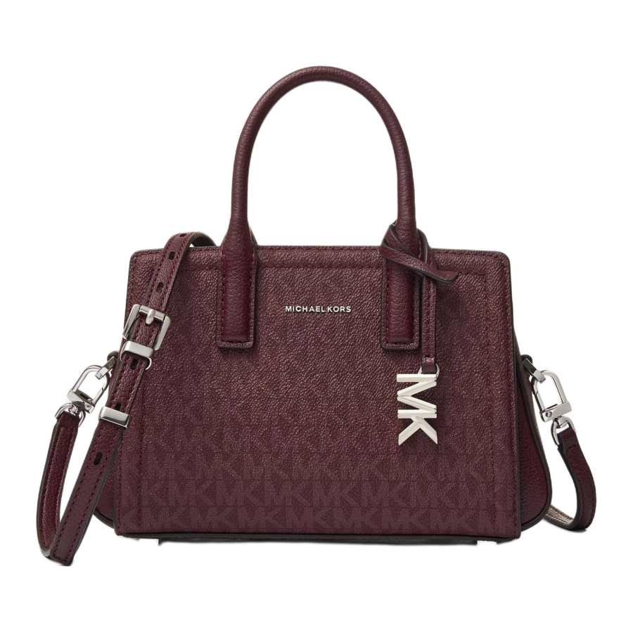 MICHAEL KORS Laila Artificial Leather One Shoulder Handbag Mini Women's Brown Red