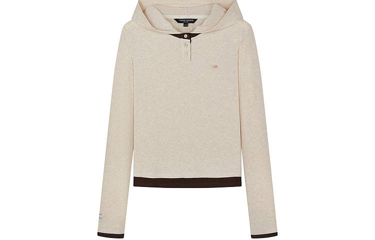 Teenie Weenie T Shirts Women's Hooded Moderate Straight Fit