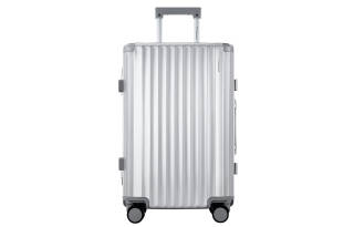 Diplomat Magnesium Aluminum Alloy Suitcase Luggage 20 Inch, 24 Inch Unisex Silver