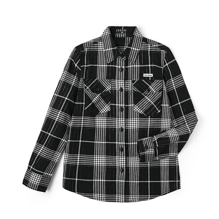 Lee Shirts Women's Black Lapel Moderate Other