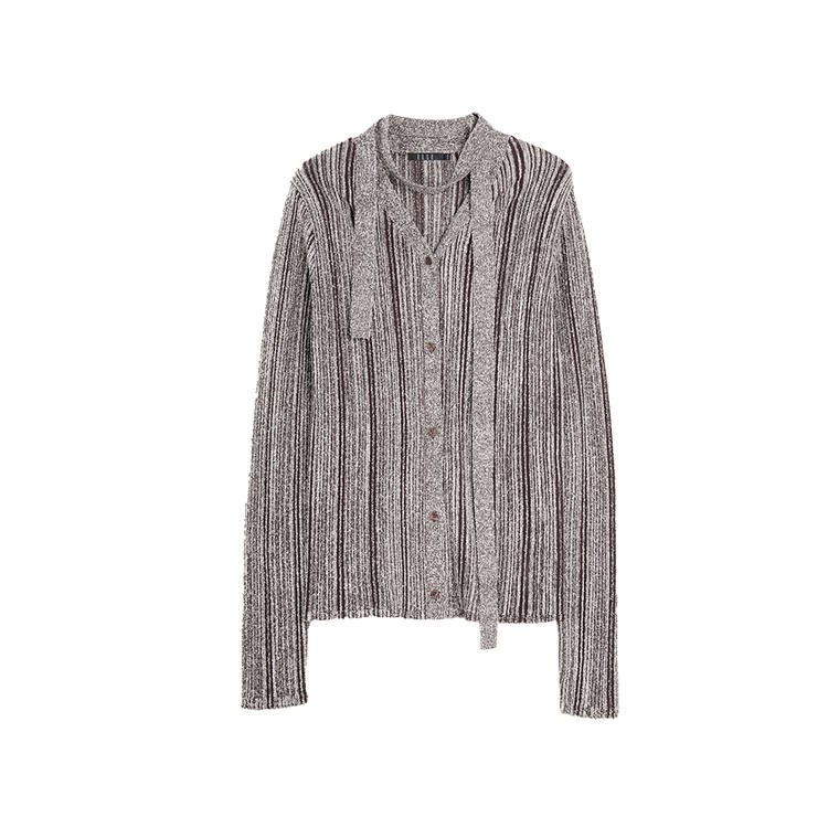 ELLE Sweaters Women's Dark Brown V Neck Moderate Other