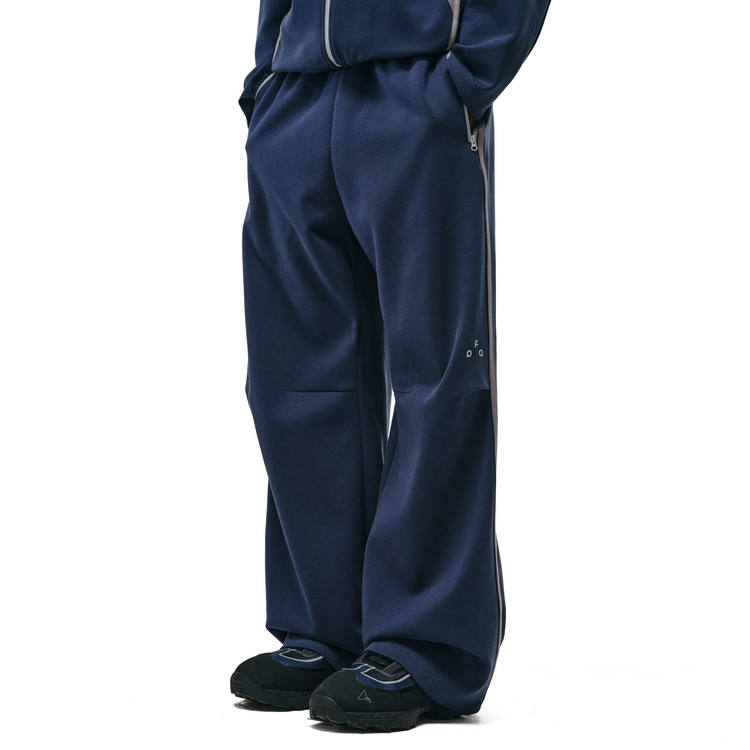 FPA Knitted Sweatpants Unisex Navy Blue Sweatpants Moderate Straight Fit Pants