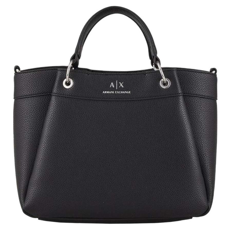 ARMANI EXCHANGE ARMANI EXCHANGEAE ARMANI Pu Tote Bag, Shopping Bag, Handbag Women's Black